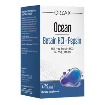 Ocean Betain HCI+Pepsin 120 Tablet
