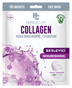 Hunca Care Maske Collagen Yogun Nemlendirici Tüm Ciltler İçin 1 Adet