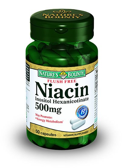 Nature'S Bounty Flush Free Niacin 500 Mg 50 Kapsül
