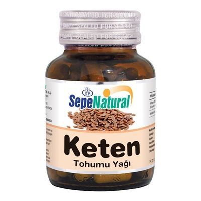 Keten Tohumu Yağı Toz 90 Kapsül x 380 mg