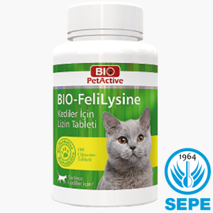 BIO-FeliLysine | 90 Tablet Kedi & Köpekler İçin Lizin Tableti 45 gr