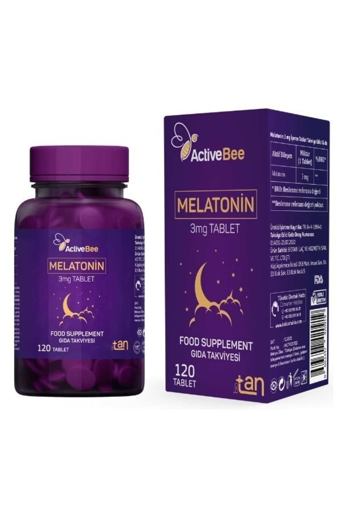 Active Plus Melatonin 120 Tablet