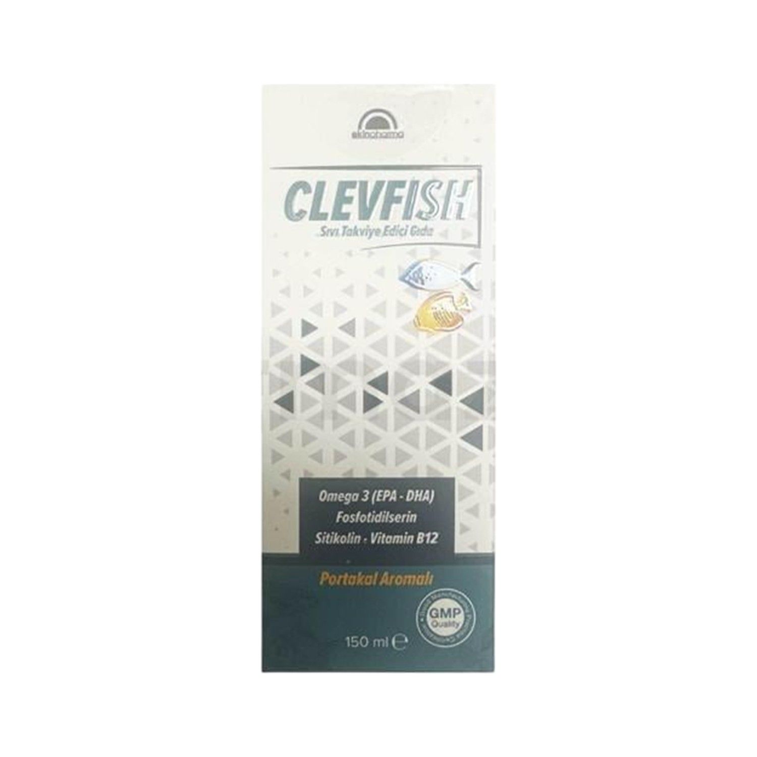 Clevfish Omega 3 Fosfotilidiseril Sitikolin B12 Şurup 150 ml