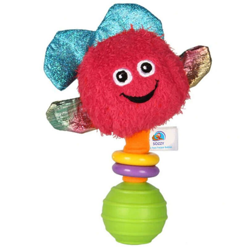 Sozzy Toys Çıngıraklı Renkli Yunus Oyuncak