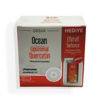 Ocean Quercetin 60 Kapsül+Efervit Defence Hediye