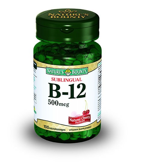 Nature'S Bounty Vitamin B-12 500 Mcg Sublin 50 Tablet