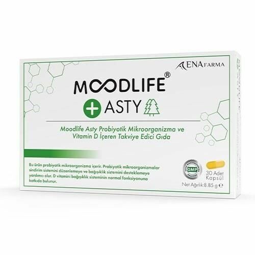 Moodlife Asty Probiyorik ve D Vitamin Teg 30 Kapsül