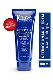 Todays Clinicals Night Retinol Collagen Moisturizer Restorative Onarıcı Bakım Kremi 100 ml