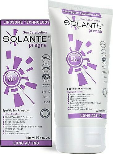 Solante Pregna Hamilelere Özel Güneş Losyonu SPF50 150 ml