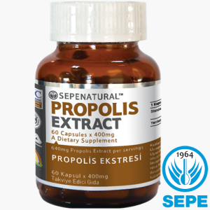 Propolis Extract 60 Kapsül 400 mg Propolis Ekstrakt Ekstresi