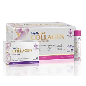 Wellcare Collagen Beauty Plus 10000 mg Karpuz & Nane Aromalı Likit Form 30 Tüp x 4 0ml + 30 Kapsül