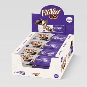 Fitnut Coconut Bar Çikolata Hindistan Cevizi 40 gr - 24 Adet