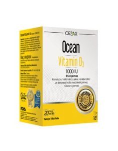 SKT:02/2023 Ocean Vitamin D3 1000 IU 20 ml Sprey 130 Puff