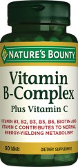 Nature'S Bounty Vitamin B Complex Plus Vitamin C 60 Tablet