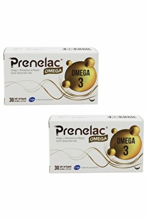 Prenelac Omega 3 Takviye Edici Gıda 30 Soft Jel Kapsül - 2 Adet