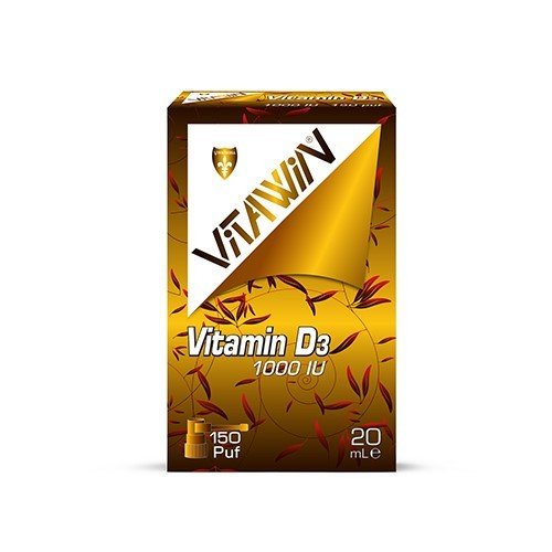 Vitawin Vitamin D3 1000 Sprey+Damla 20 ml