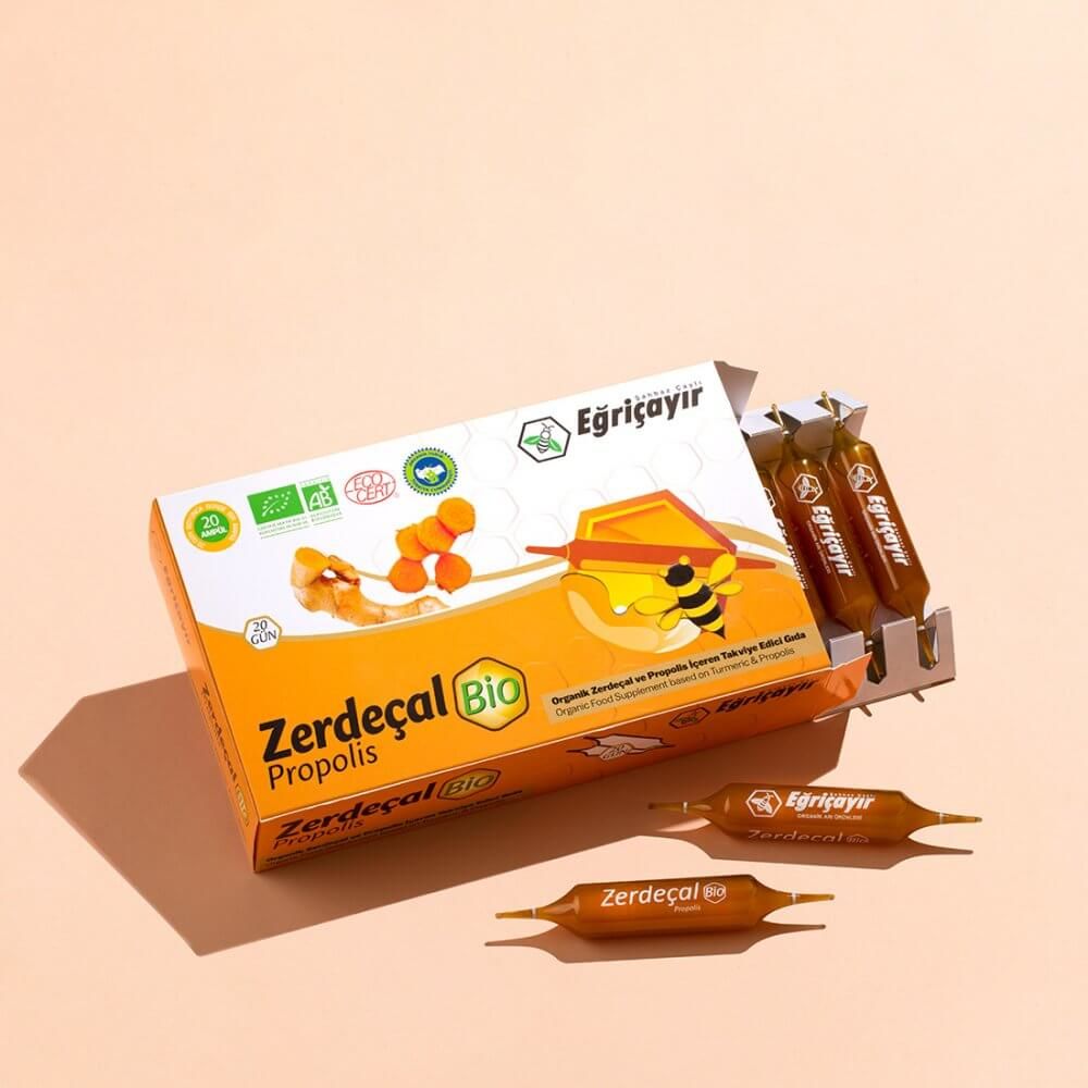 Eğriçayır Zerdeçal Propolis 20 Ampul