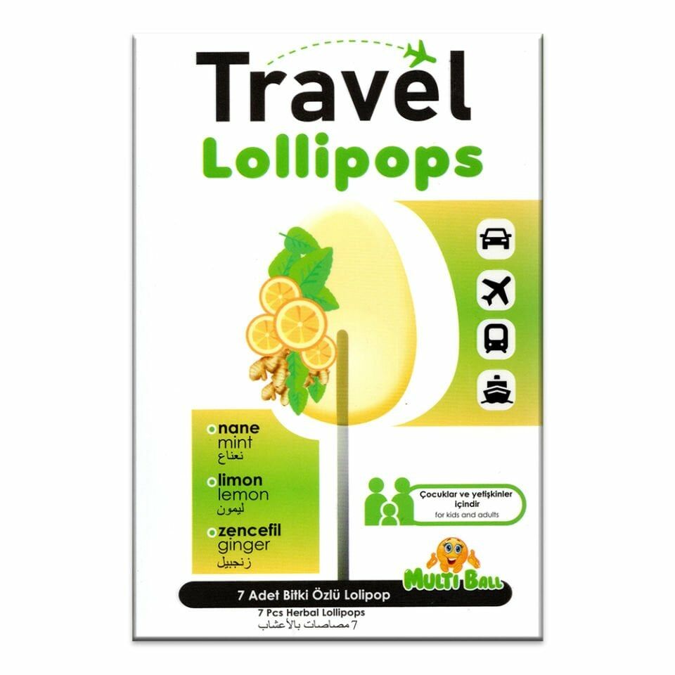 MultiBall Travel Lollipops 7 Adet Bitki Özlü