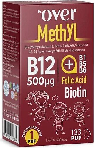 Dr. Over Methyl B12 Plus 500 mcg 20 ml