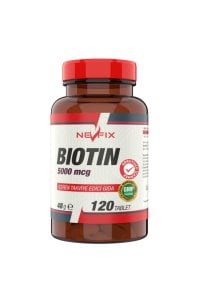 Nevfix Biotin 5000 Mcg 120 Tablet