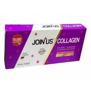 Join+Us Kollajen Sıvı Takviye Edici Gıda 25ml x 10 Adet