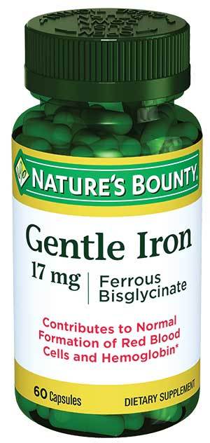 Nature S Bounty Gentle İron 17 Mg 60 Kapsul