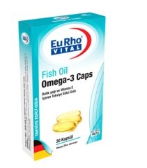 Eurho Vital Fish Oil Omega-3 Caps 30 Kapsül