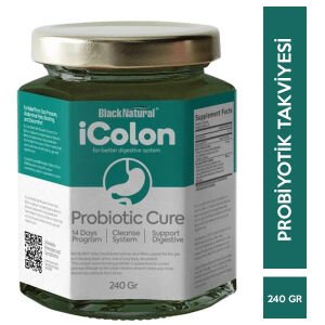 Black Natural Icolon Probiotic Cure 240 gr