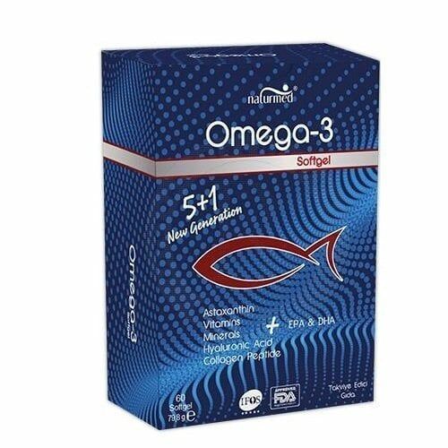 Naturmed Omega 3 Hyaluronic Asit Softgel 60'lı