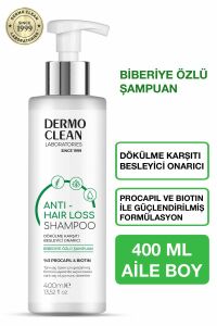 Dermo Clean Procapil ve Biotin İçerikli Biberiye Özlü Şampuan 400 ml - 10 Adet