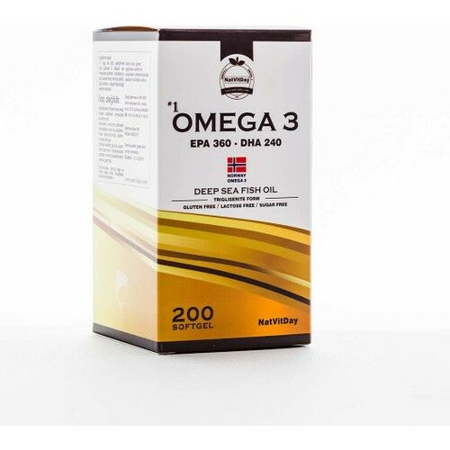 Natvitday Omega 3 EPA360 Dha 240 200 Softgel