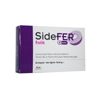 Sidefer Folik 30 Kapsül