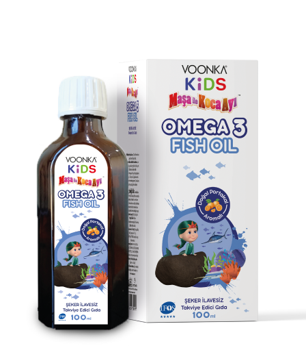 Voonka Kids Maşa ile Koca Ayı Omega 3 Fish Oil 100 ml