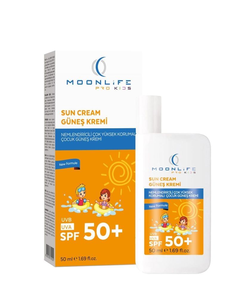 Moon Life Nemlendiricili Çocuk Güneş Kremi Spf 50+  50 ml