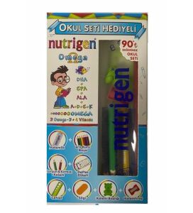 Nutrigen Omega 3 Balık Yağı Şurubu Portakal Aromalı 200 ml - Okul Seti Hediyeli