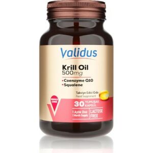 Validus Krill Oil 500 mg + Squalene 250 mg 30 Softgel