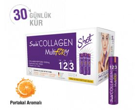 Suda Collagen Multiform 1200 ml (30 Shots x 40 ml) Portakal Aromalı