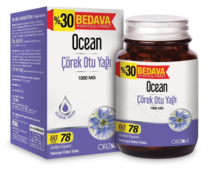 3 Al 2 Öde Ocean Corekotu Yagi 1000Mg 78 Kapsul