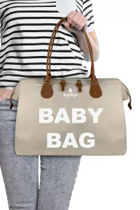 Stylo Byebye Baby Bag Anne Bebek Bakım ve Kadın Çantası Bej