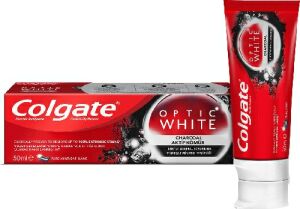 Colgate Diş Macunu Optic White Aktif Kömür ve Total Gelişmiş Beyazlık 50 ml