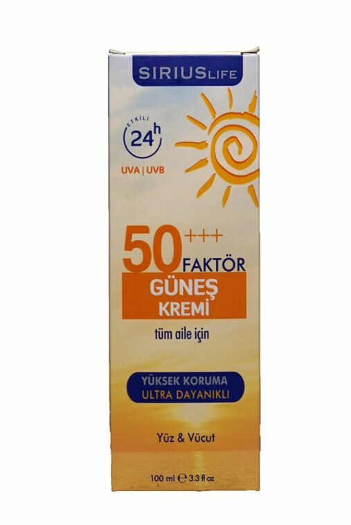 Sırıuslıfe Gunes Kremı 50 Spf