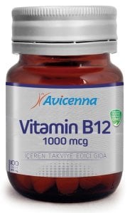 3 Al 2 Öde Avicenna Vitamin B12 1000 Mcg 100 Tablet