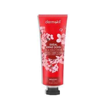 Dermokil Doğal Kiraz Çiçeği El ve Vücut Kremi 75ml