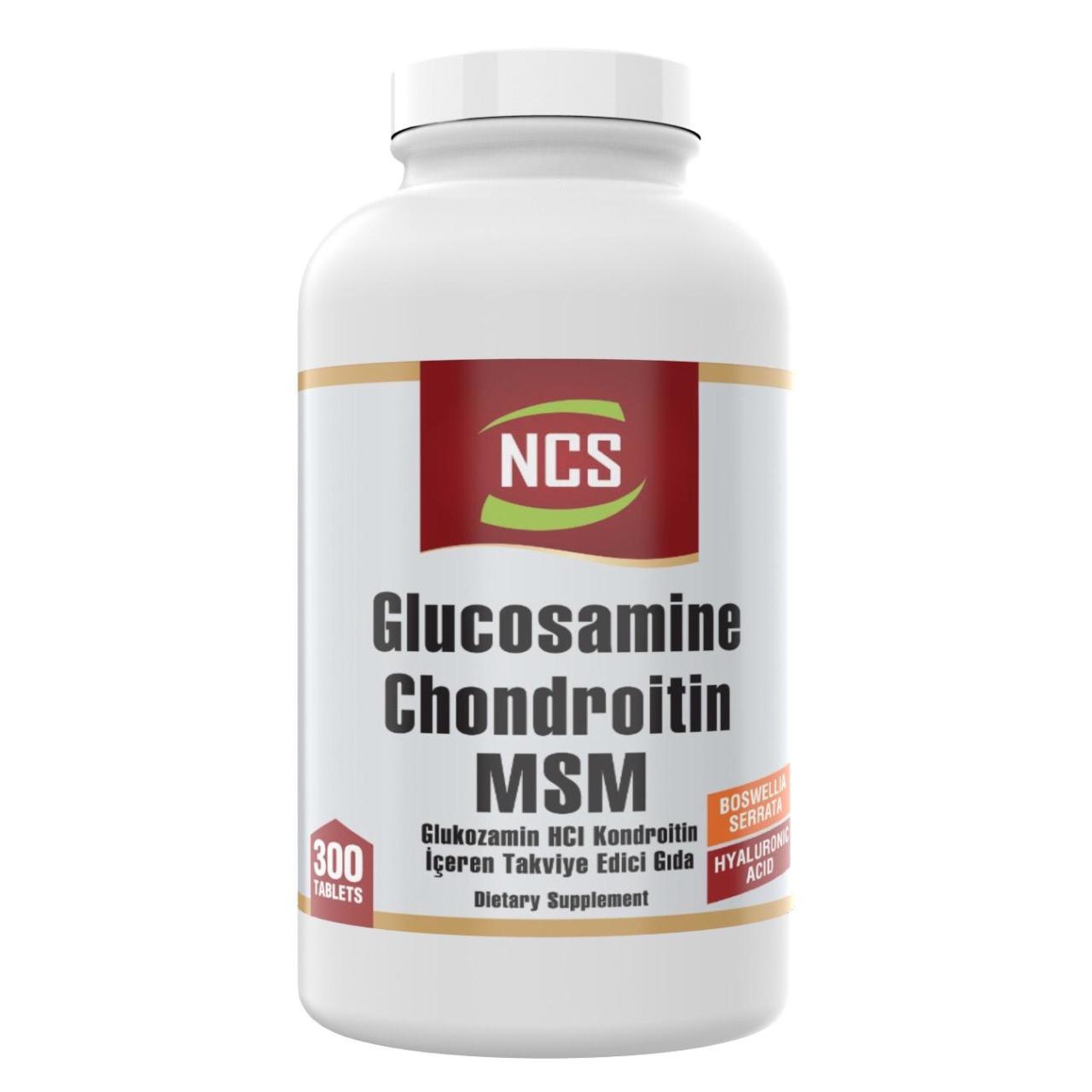 Ncs Glucosamine Chondroitin Msm Hyaluronic Acid Boswellia Serrata 300 Tablet