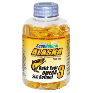 Omega 3 Balık Yağı 200 Softgel Kapsül 1000 mg Yumuşak Kapsül