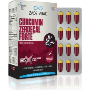 Zade Vital Curcumin Forte Zerdeçal Yağı 1000 mg 40 Kapsül