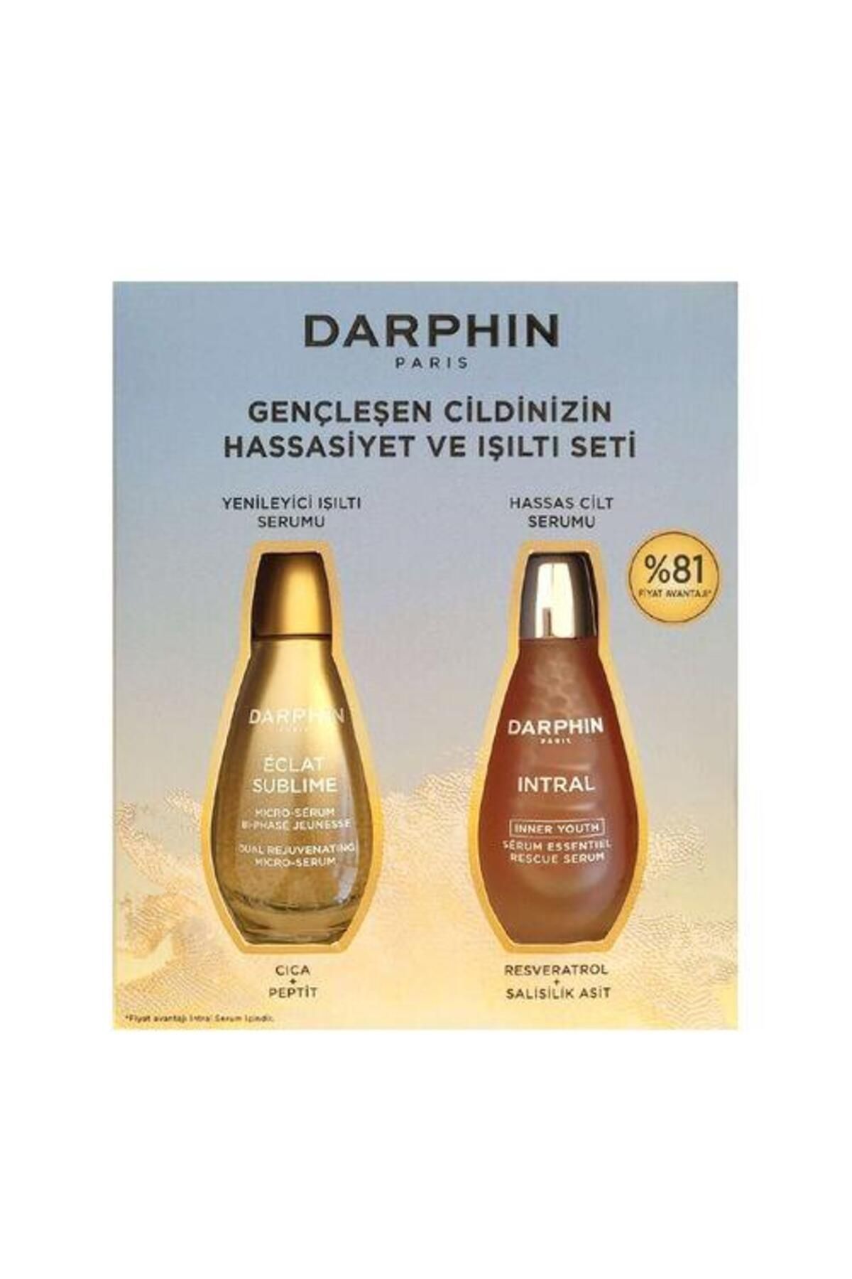 Darphin Işıltı Seti -  Darphin Eclat Sublime Micro Cilt Bakım Serumu 30 ml + Darphin İntral İnner Youth Rescue Serum 30 ml