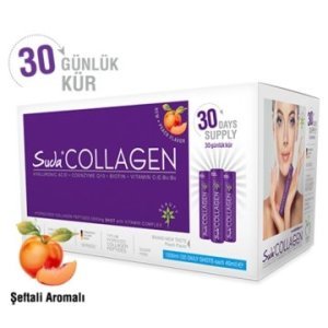 Suda Collagen Peach Flavor 40Ml 30 Lıkıd