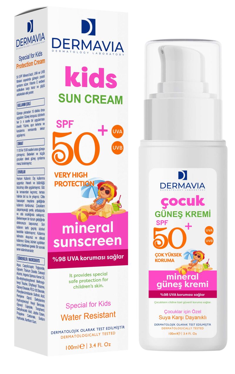 Dermavıa Gunes Kremı Cocuk Spf 50 100 Ml