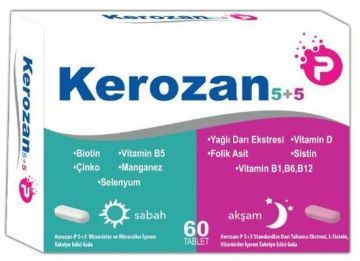 Kerozan P 5+5 Takviye Edici Gıda 60 Tablet